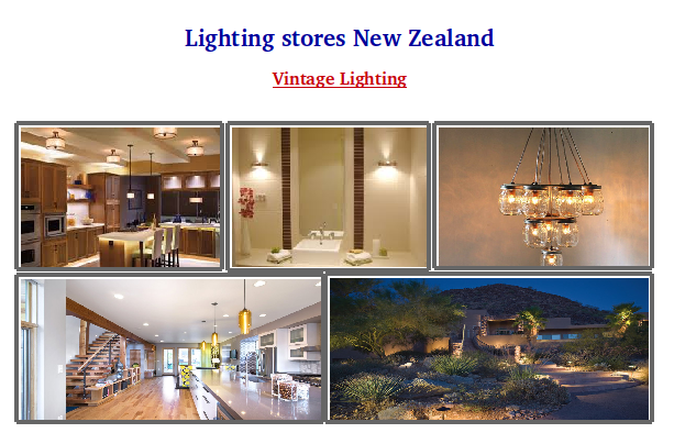 Lighting stores NZ 